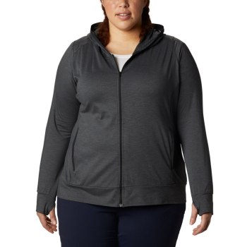 Columbia Place To Place II Full Zip Plus Size, Chamarras Negros Para Mujer | 309652-VSE